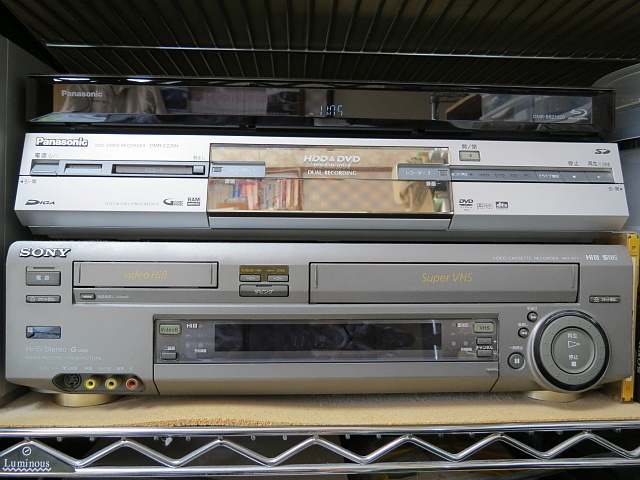 SONY WV-ST1 Hi8/S-VHSダブルビデオデッキが故障: アルフの部屋ブログ